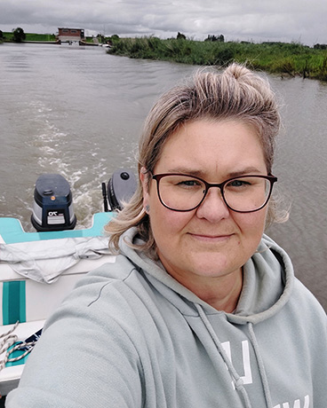Schriftführerin des Ritscher Yacht Club e.V., Yvonne Tölle